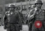 Image of 101st Airborne guards Little Rock Arkansas USA, 1957, second 57 stock footage video 65675074995