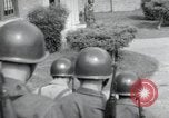 Image of 101st Airborne guards Little Rock Arkansas USA, 1957, second 60 stock footage video 65675074995