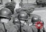 Image of 101st Airborne guards Little Rock Arkansas USA, 1957, second 61 stock footage video 65675074995