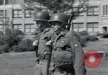Image of 101st Airborne guards Little Rock Arkansas USA, 1957, second 13 stock footage video 65675075002
