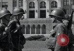 Image of 101st Airborne guards Little Rock Arkansas USA, 1957, second 16 stock footage video 65675075002