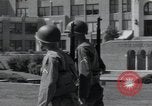 Image of 101st Airborne guards Little Rock Arkansas USA, 1957, second 22 stock footage video 65675075002