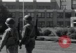 Image of 101st Airborne guards Little Rock Arkansas USA, 1957, second 24 stock footage video 65675075002