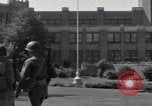 Image of 101st Airborne guards Little Rock Arkansas USA, 1957, second 25 stock footage video 65675075002