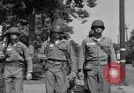 Image of 101st Airborne guards Little Rock Arkansas USA, 1957, second 35 stock footage video 65675075002
