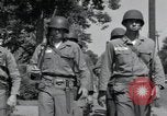 Image of 101st Airborne guards Little Rock Arkansas USA, 1957, second 36 stock footage video 65675075002