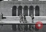 Image of 101st Airborne guards Little Rock Arkansas USA, 1957, second 25 stock footage video 65675075005