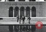 Image of 101st Airborne guards Little Rock Arkansas USA, 1957, second 29 stock footage video 65675075005