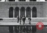 Image of 101st Airborne guards Little Rock Arkansas USA, 1957, second 31 stock footage video 65675075005