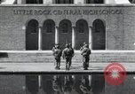 Image of 101st Airborne guards Little Rock Arkansas USA, 1957, second 36 stock footage video 65675075005