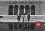 Image of 101st Airborne guards Little Rock Arkansas USA, 1957, second 41 stock footage video 65675075005