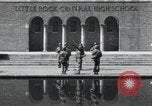 Image of 101st Airborne guards Little Rock Arkansas USA, 1957, second 42 stock footage video 65675075005