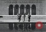 Image of 101st Airborne guards Little Rock Arkansas USA, 1957, second 43 stock footage video 65675075005