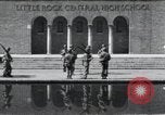 Image of 101st Airborne guards Little Rock Arkansas USA, 1957, second 44 stock footage video 65675075005