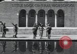 Image of 101st Airborne guards Little Rock Arkansas USA, 1957, second 47 stock footage video 65675075005