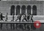 Image of 101st Airborne guards Little Rock Arkansas USA, 1957, second 50 stock footage video 65675075005