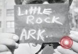 Image of 101st Airborne guards Little Rock Arkansas USA, 1957, second 6 stock footage video 65675075006