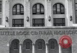 Image of 101st Airborne guards Little Rock Arkansas USA, 1957, second 31 stock footage video 65675075006