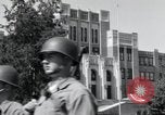 Image of 101st Airborne guards Little Rock Arkansas USA, 1957, second 55 stock footage video 65675075006