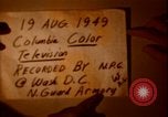Standbild Farbe Fernsehen Washington DC USA, 1949, aus Sekunde 3 historischem Filmmaterial Videoclip 65675075009