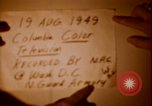 Standbild Farbe Fernsehen Washington DC USA, 1949, aus Sekunde 5 historischem Filmmaterial Videoclip 65675075009