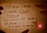 Standbild Farbe Fernsehen Washington DC USA, 1949, aus Sekunde 6 historischem Filmmaterial Videoclip 65675075009