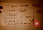 Standbild Farbe Fernsehen Washington DC USA, 1949, aus Sekunde 9 historischem Filmmaterial Videoclip 65675075009