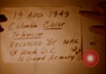 Standbild Farbe Fernsehen Washington DC USA, 1949, aus Sekunde 10 historischem Filmmaterial Videoclip 65675075009