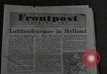 Image of propaganda newspaper Italy, 1944, second 8 stock footage video 65675075013