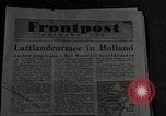 Image of propaganda newspaper Italy, 1944, second 9 stock footage video 65675075013