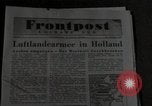 Image of propaganda newspaper Italy, 1944, second 11 stock footage video 65675075013