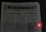 Image of propaganda newspaper Italy, 1944, second 12 stock footage video 65675075013