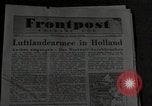 Image of propaganda newspaper Italy, 1944, second 13 stock footage video 65675075013