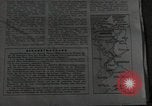Image of propaganda newspaper Italy, 1944, second 33 stock footage video 65675075013
