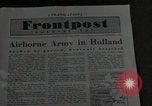 Image of propaganda newspaper Italy, 1944, second 35 stock footage video 65675075013