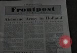 Image of propaganda newspaper Italy, 1944, second 39 stock footage video 65675075013