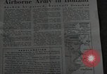 Image of propaganda newspaper Italy, 1944, second 49 stock footage video 65675075013