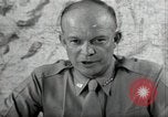 Image of Dwight Eisenhower United States USA, 1943, second 9 stock footage video 65675075066