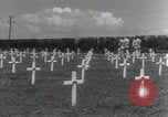 Image of Temporary US Military Cemetery Pacific Theater, 1945, second 3 stock footage video 65675075070