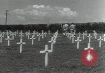 Image of Temporary US Military Cemetery Pacific Theater, 1945, second 5 stock footage video 65675075070
