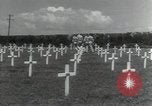 Image of Temporary US Military Cemetery Pacific Theater, 1945, second 7 stock footage video 65675075070