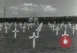 Image of Temporary US Military Cemetery Pacific Theater, 1945, second 9 stock footage video 65675075070