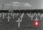 Image of Temporary US Military Cemetery Pacific Theater, 1945, second 13 stock footage video 65675075070