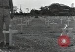 Image of Temporary US Military Cemetery Pacific Theater, 1945, second 14 stock footage video 65675075070
