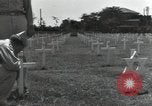 Image of Temporary US Military Cemetery Pacific Theater, 1945, second 17 stock footage video 65675075070