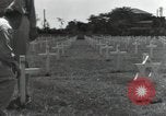 Image of Temporary US Military Cemetery Pacific Theater, 1945, second 18 stock footage video 65675075070