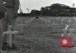Image of Temporary US Military Cemetery Pacific Theater, 1945, second 19 stock footage video 65675075070