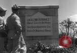 Image of Temporary US Military Cemetery Pacific Theater, 1945, second 23 stock footage video 65675075070