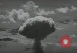 Image of atomic blast Bikini Atoll Marshall Islands, 1946, second 36 stock footage video 65675075073
