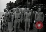Image of navy personnel Bikini Atoll Marshall Islands, 1946, second 55 stock footage video 65675075074